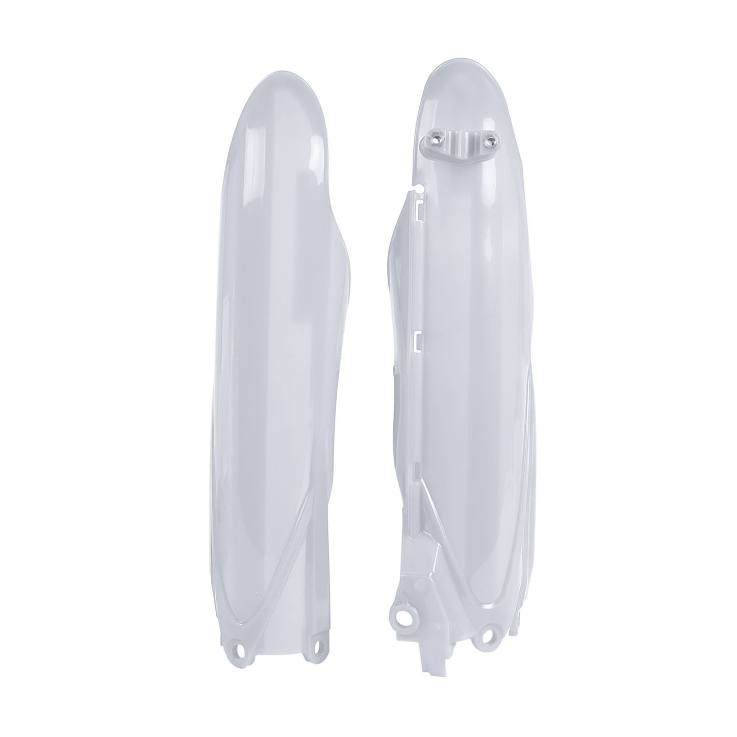 Racetech Yamaha Fork Protectors - White - EMD Online