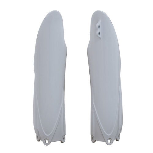 Racetech Yamaha Fork Protectors - White - EMD Online