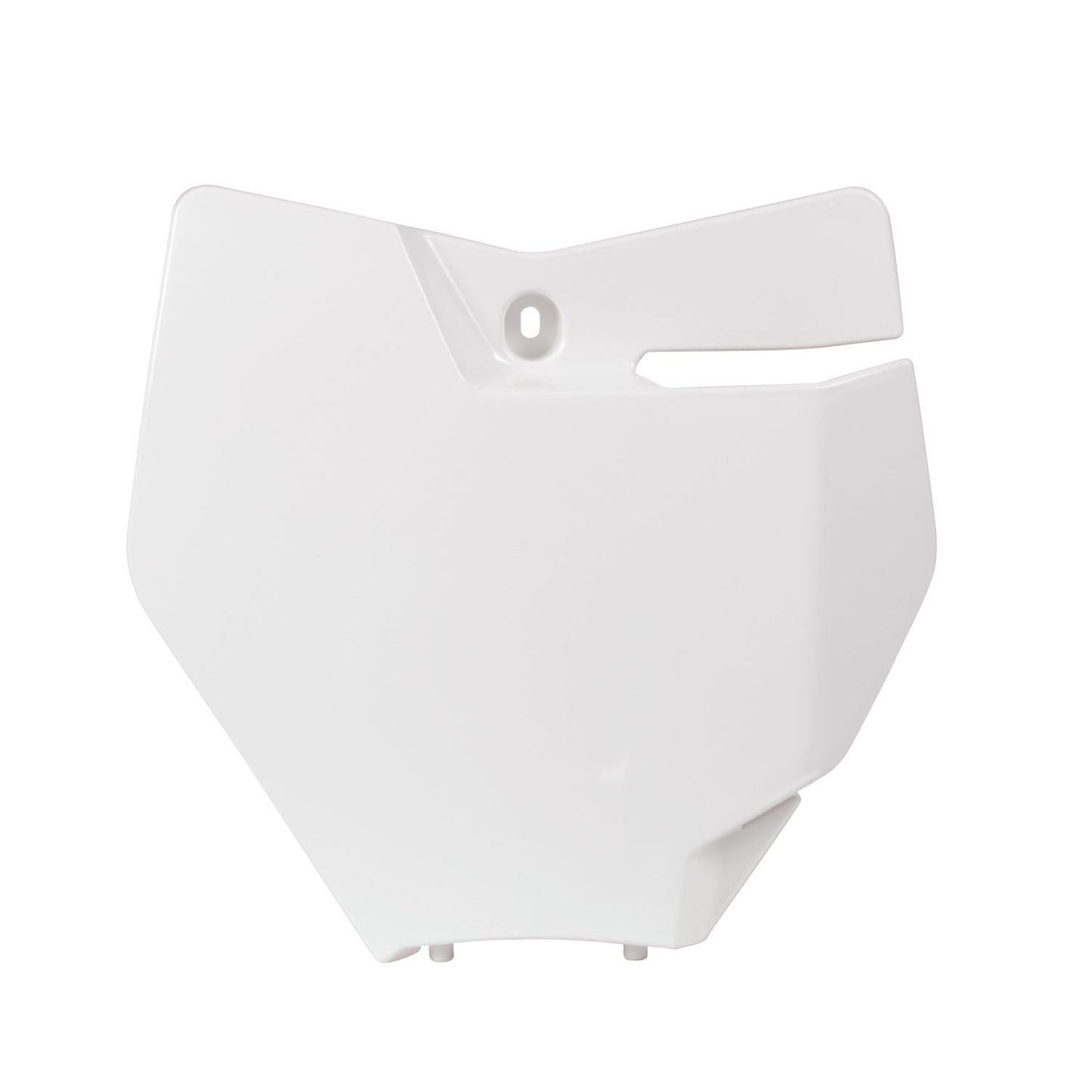 Racetech KTM Replica Front Number Plate - White - EMD Online