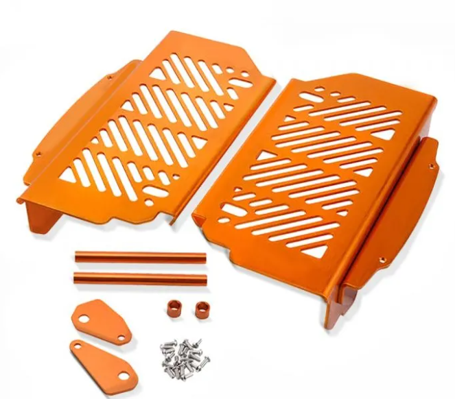 Racecraft KTM Radiator Brace & Guard - Orange - EMD Online