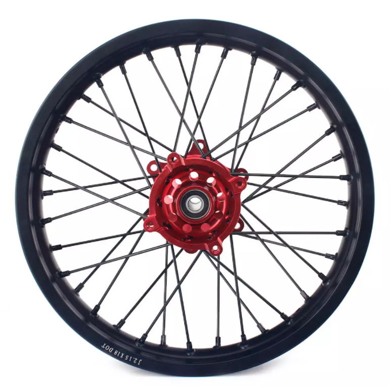 Racecraft Honda Front Wheel 1.6x21 - Red Hub - EMD Online