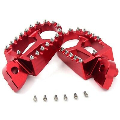 Racecraft Honda Red Aluminum Foot Pegs - EMD Online