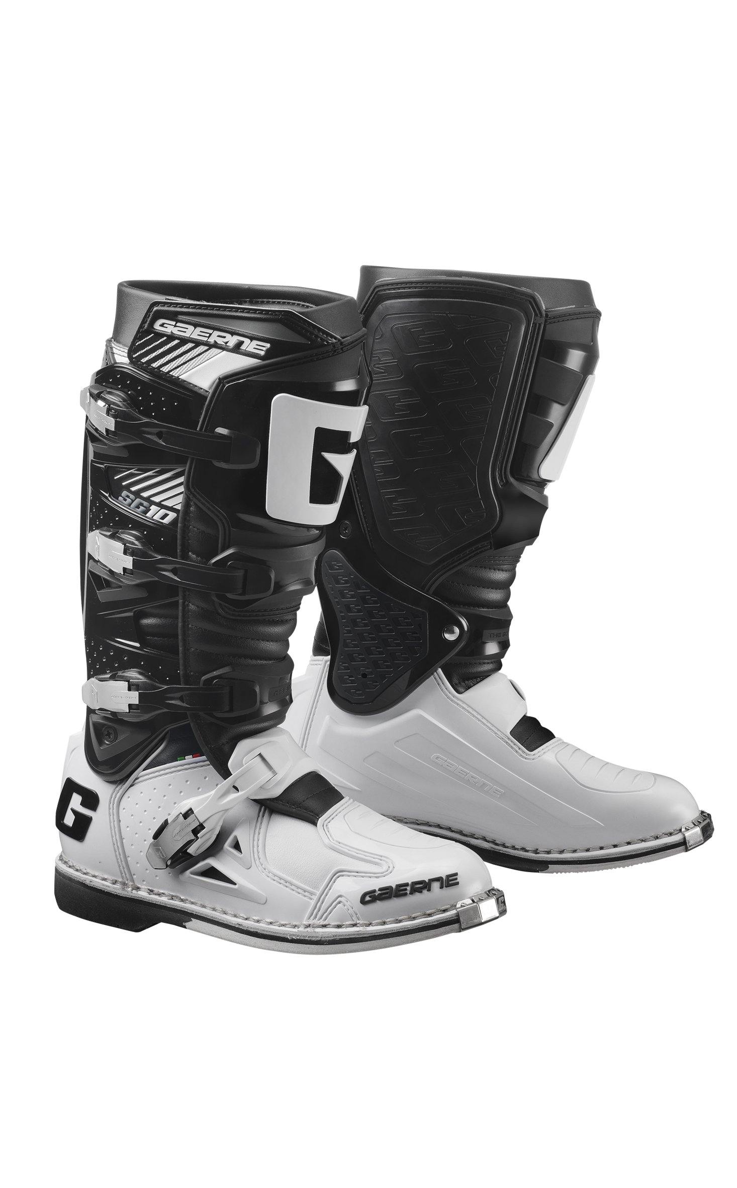 Gaerne SG 10 MX - White / Black - EMD Online