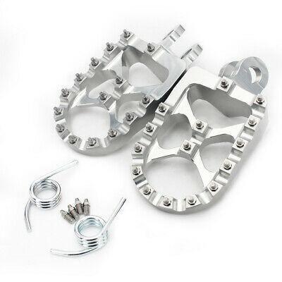 Racecraft Husqvarna Silver Aluminum Foot Pegs - EMD Online