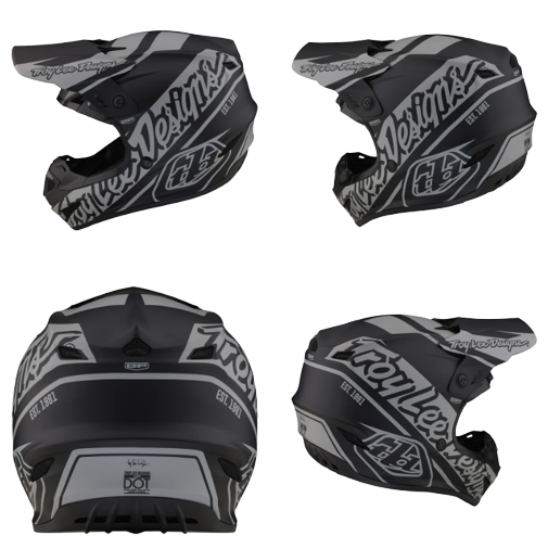 Troy Lee Designs GP Slice - Black Grey - EMD Online