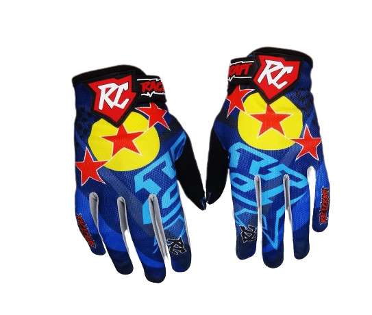 Racecraft Racecraft MX Gloves - Blue - EMD Online