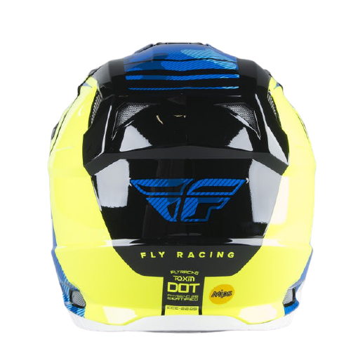 FLY Youth Toxin Transfer MIPS - Blue/Hi-Vis/White - EMD Online