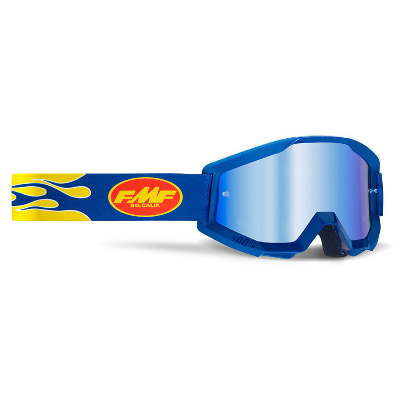 FMF 2021 Powercore - Flame Navy - Blue Mirror Lens - EMD Online