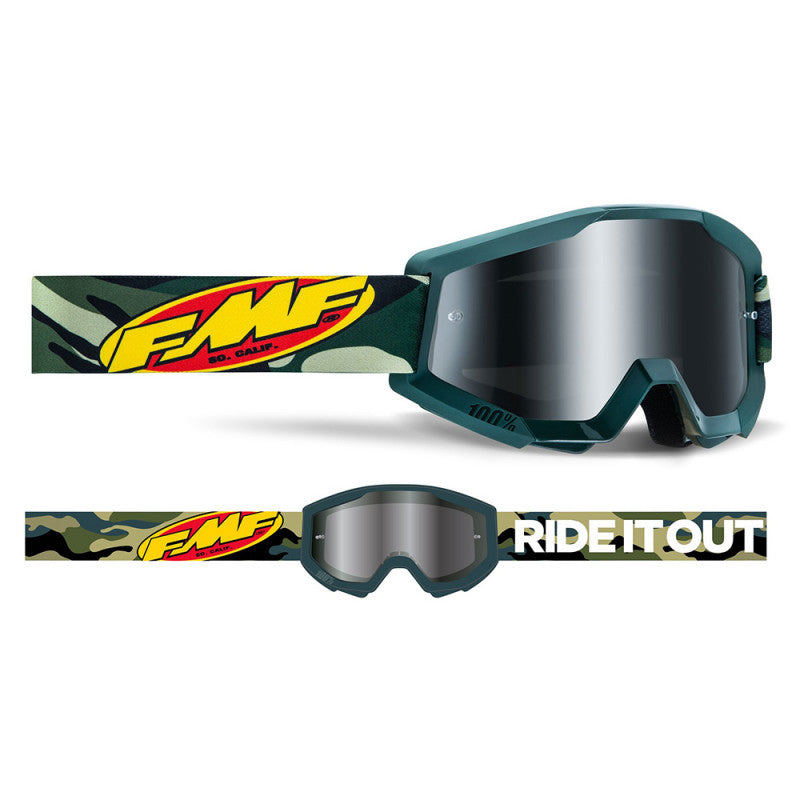 FMF 2021 Powercore - Assault Camo - Silver Mirror Lens - EMD Online