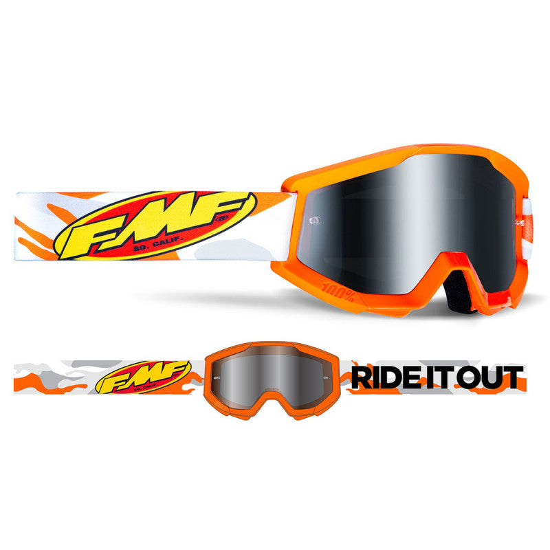 FMF 2021 Powercore - Assault Grey - Silver Mirror Lens - EMD Online