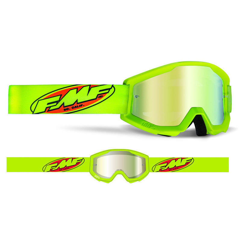 FMF 2021 Powercore - Yellow - Gold Mirror Lens - EMD Online