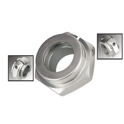 TUSK Arctic Cat ATV 3 Piece Axle Lock Nut-Silver - EMD Online