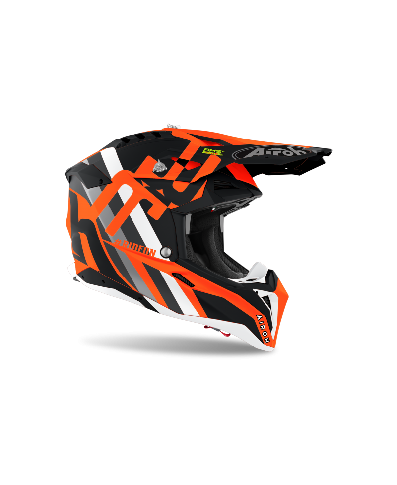 Airoh Aviator 3 Rainbow - Orange/Matte Black - EMD Online