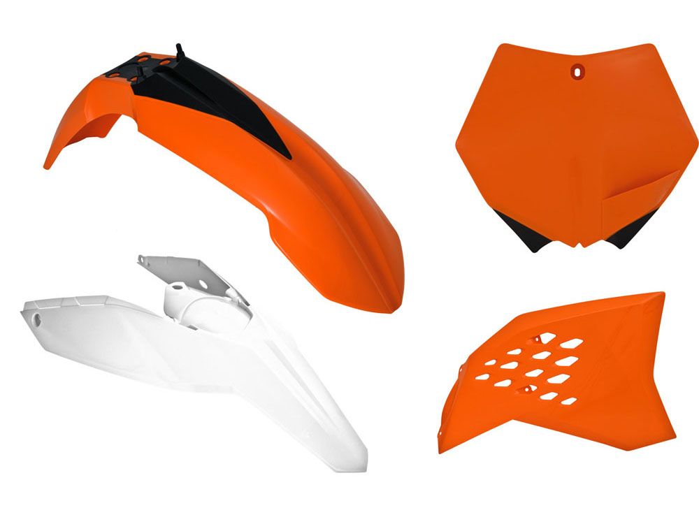Racetech KTM 4 Piece Plastic Kit - OEM - EMD Online