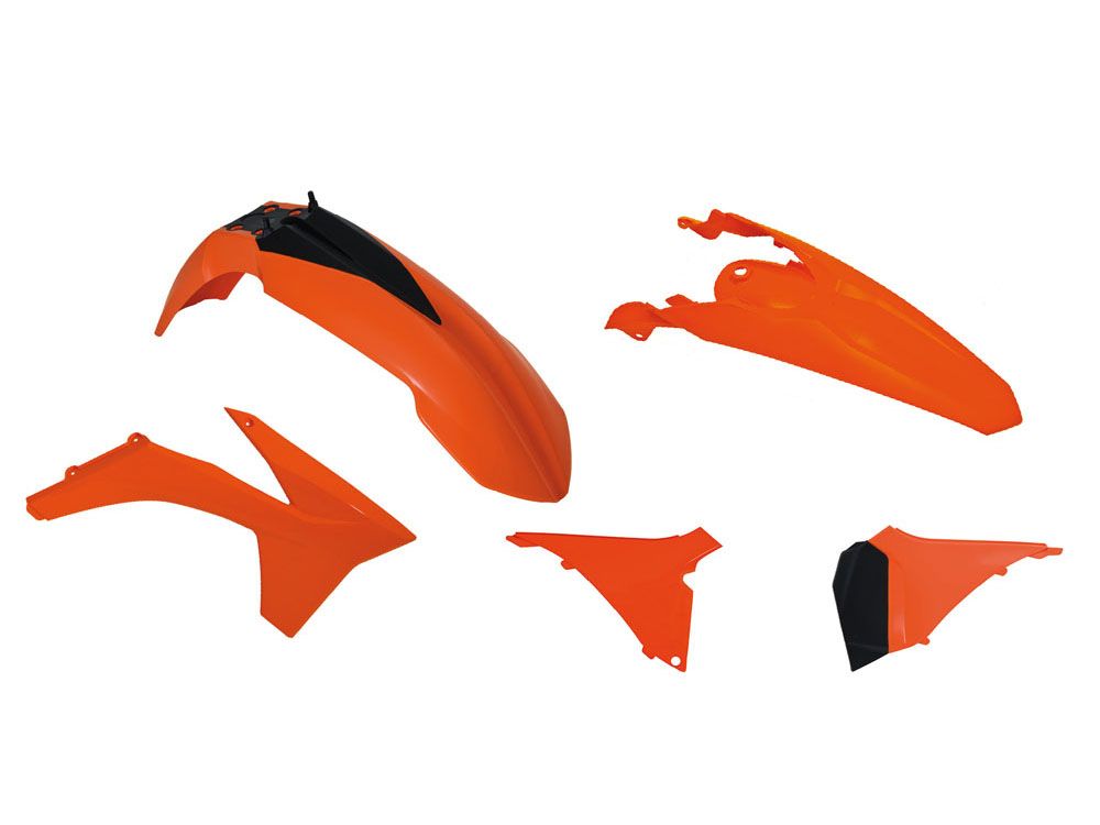 Racetech KTM 5 Piece Plastic Kit with Airbox Cover - OEM - EMD Online