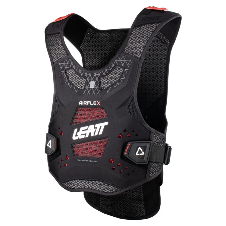 LEATT Womens Airflex Chest Protector - Red/Black - EMD Online