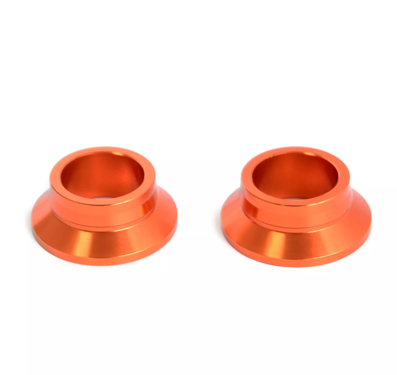 Racecraft KTM Rear Wheel Spacer Collars - Orange - EMD Online
