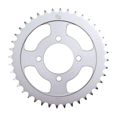 PD 40T Suzuki ATV Steel Sprocket - Silver - EMD Online