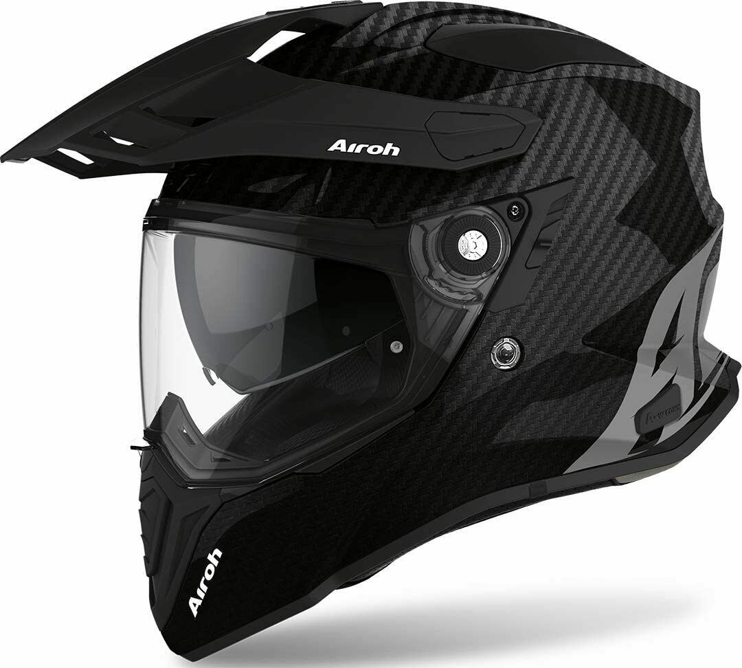 Airoh Commander Full Carbon Gloss - Black - EMD Online