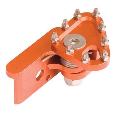 TUSK Husaberg Aluminium Brake Pedal Replacement Toe Tip - Orange - EMD Online