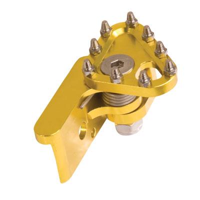 TUSK Husqvarna Aluminium Brake Pedal Replacement Toe Tip - Yellow - EMD Online