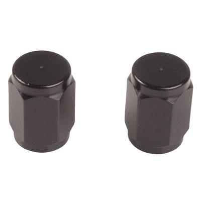 TUSK Billet Aluminium Valve Stem Caps - Black - EMD Online