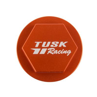 TUSK Husqvarna Anodized Rear Brake Reservoir Cap - Orange - EMD Online