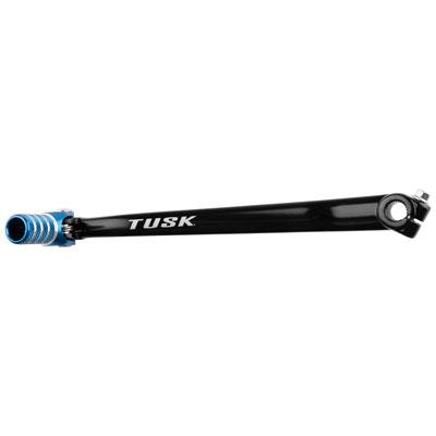 TUSK Yamaha Folding Shift Lever - Black/Blue Tip - EMD Online
