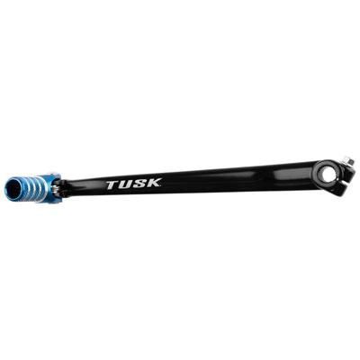 TUSK Yamaha Folding Shift Lever - Black/Blue Tip - EMD Online