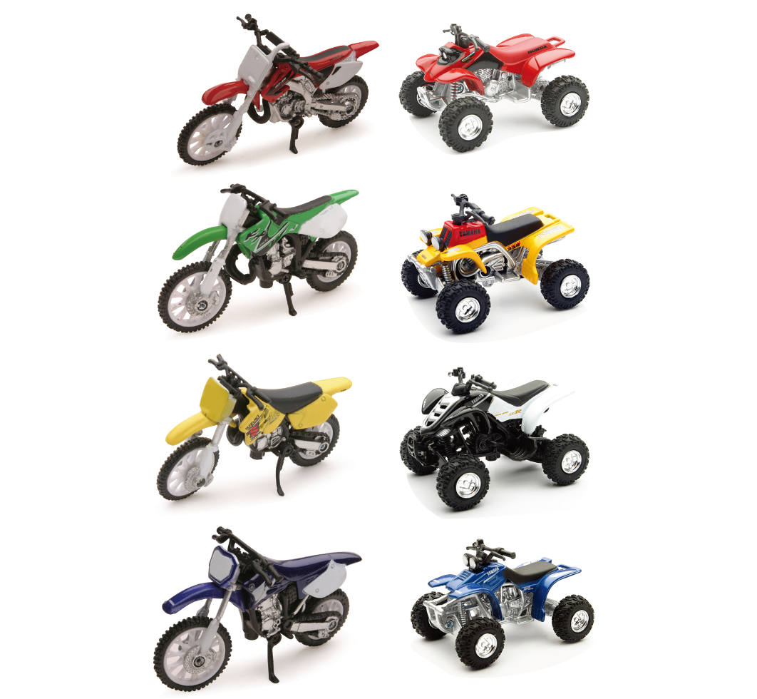 1/32 Dirt Bike & ATV Assortment