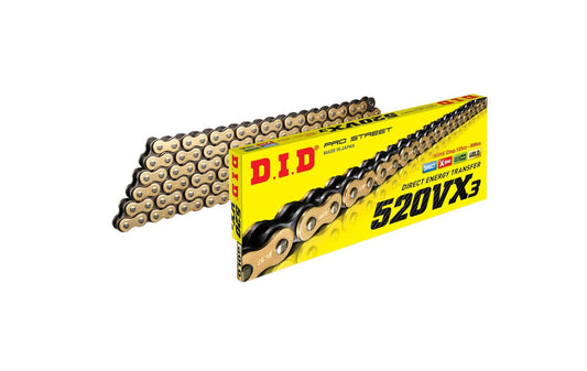 520x120 VX3 X/ring Gold/Steel Clip Chain