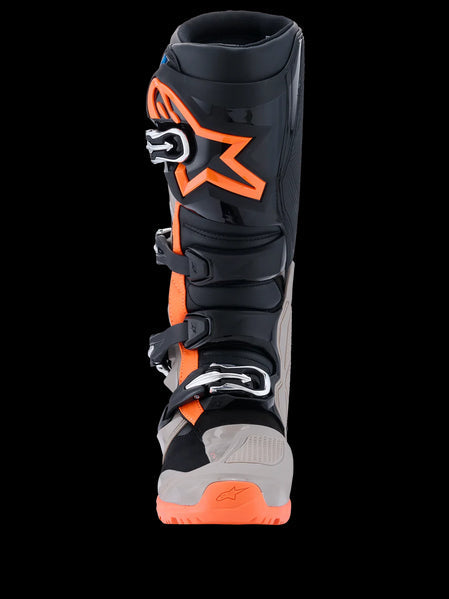 2026 Tech 7 Enduro Boots - Black/Warm Gray/Orange Fluo
