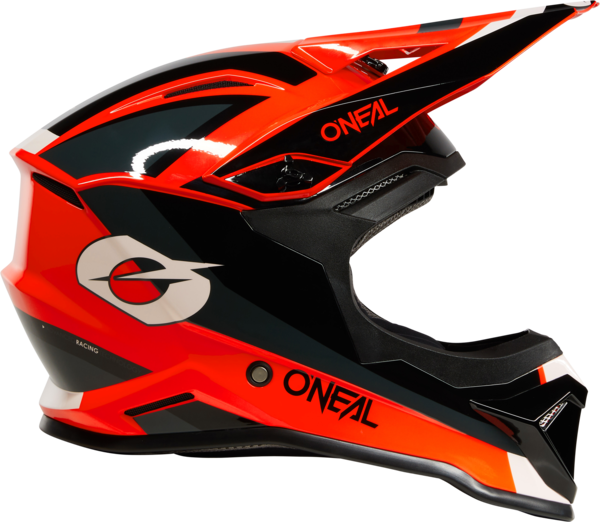 ONEAL 1SRS STREAM V24 YOUTH HELMET RED/BLACK Side