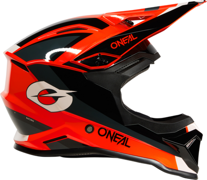 ONEAL 1SRS STREAM V24 YOUTH HELMET RED/BLACK Side