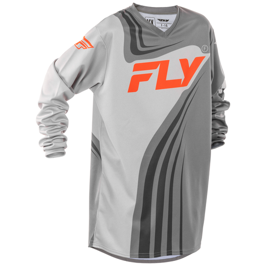 F-16 Jersey YOUTH Grey/Orange 