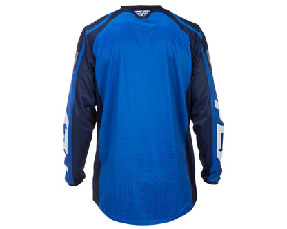 F-16 Jersey- Blue/Dark Blue/White