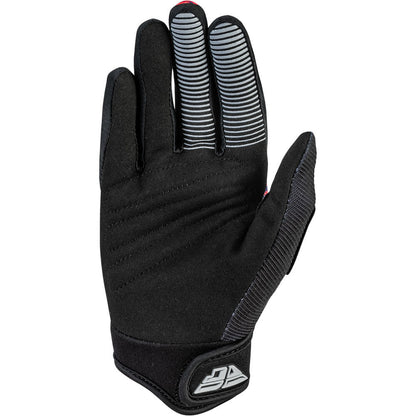 F-16 Youth Gloves- Black/Red/Purple