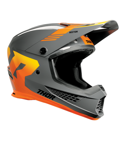 SECTOR 2 CARVE Helmet Charcoal/Orange