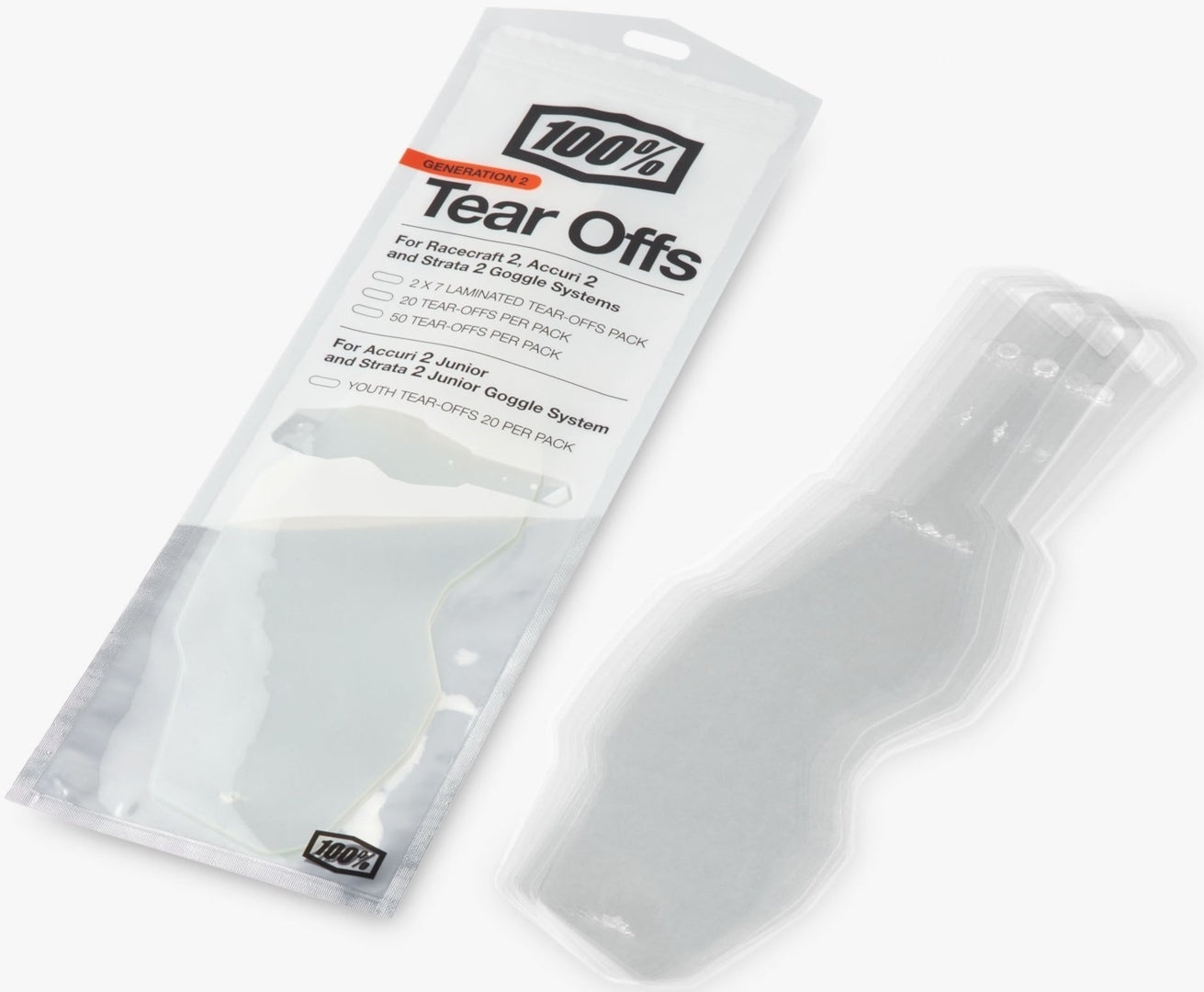 100% Tear-Off Foils - 20 Pack