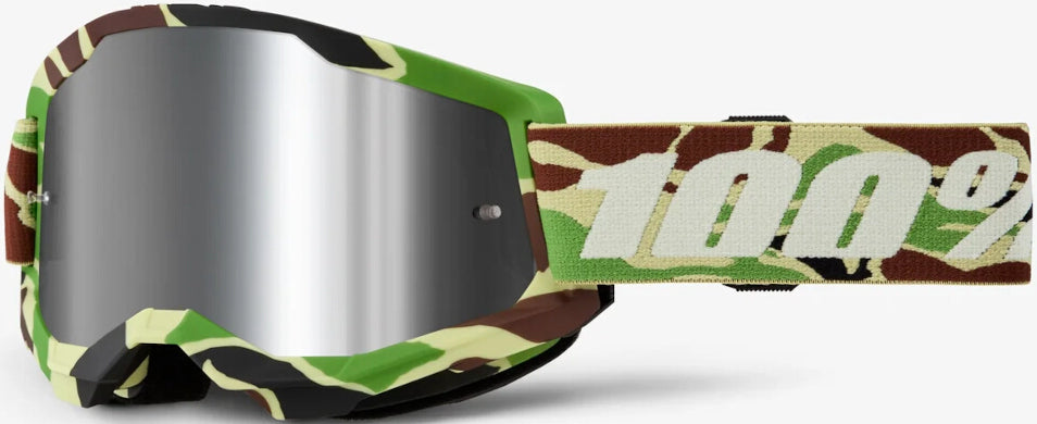 Strata 2 Goggles War Camo Silver Mirror