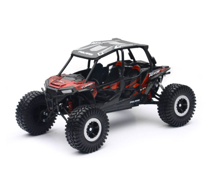 1/18 Polaris RZR XP 4 Turbo Rock Crawler Titanium Met