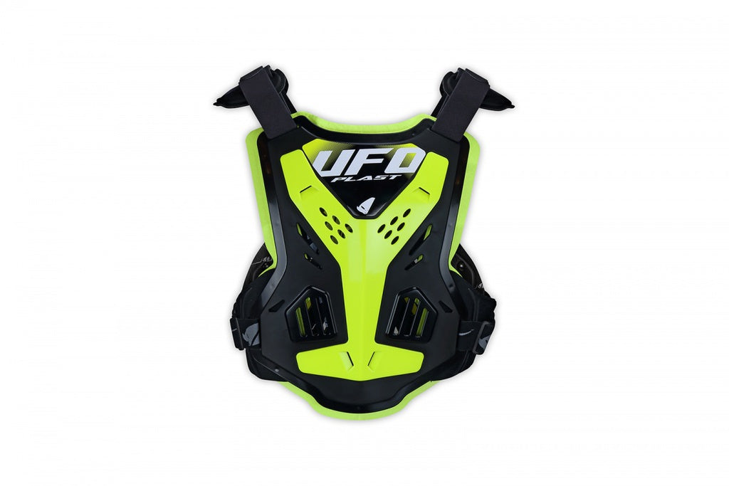 UFO MX X Concept Evo Chest Protector Black/Neon Yellow