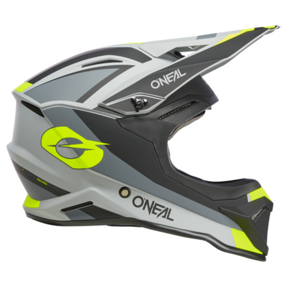 ONEAL 1SRS STREAM V24 YOUTH HELMET YELLOW/BLACK Side