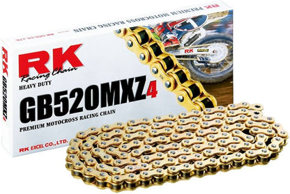 Premium Motocross 520 No Seal Chain With Clip 120 Links