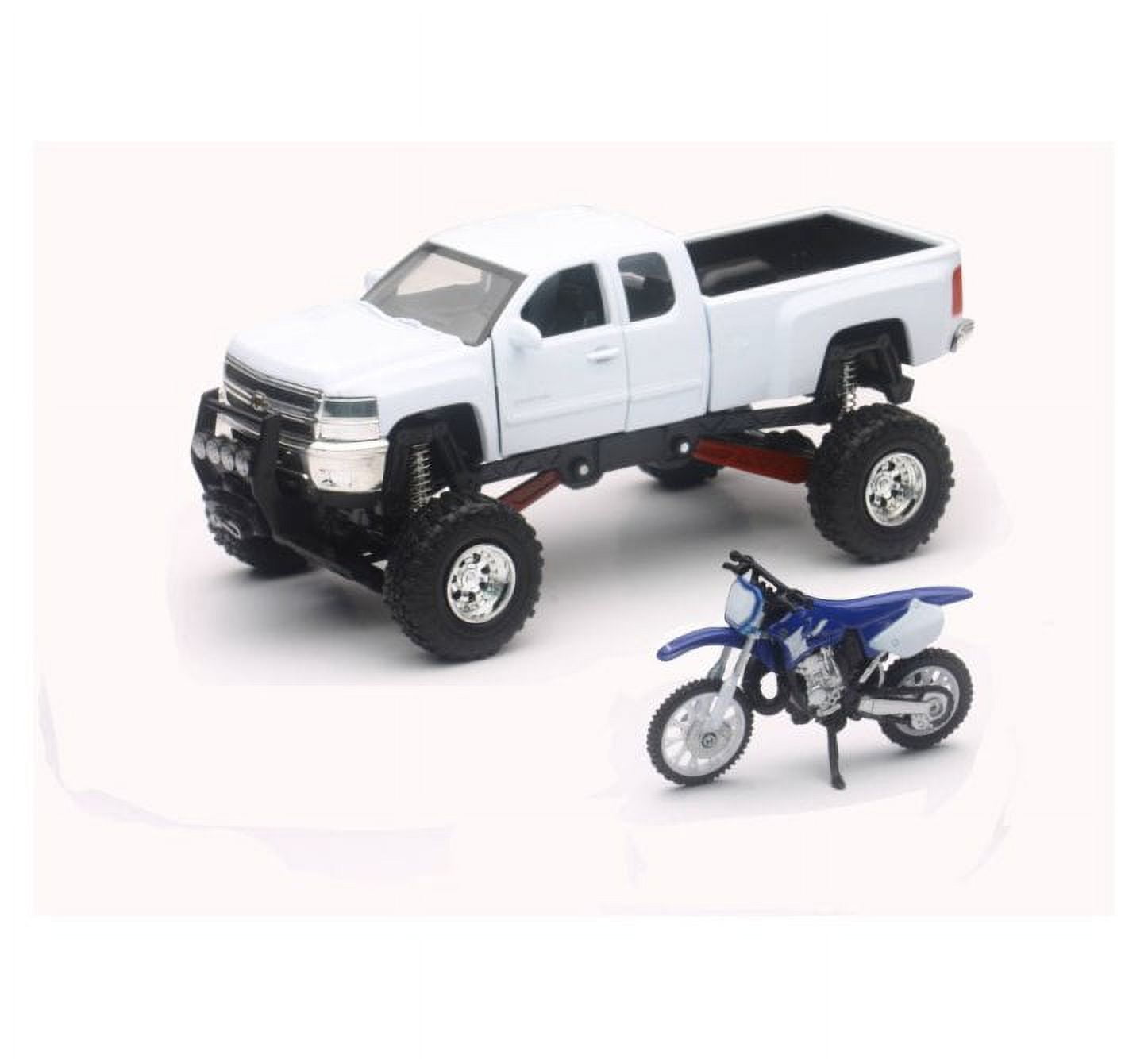 1/32 Chevrolet Silverado Pick Up Yamaha Dirt Bike