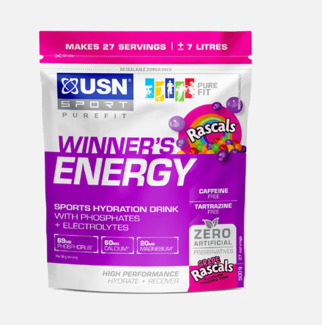 Winner's Energy Hydration Drink - 500G