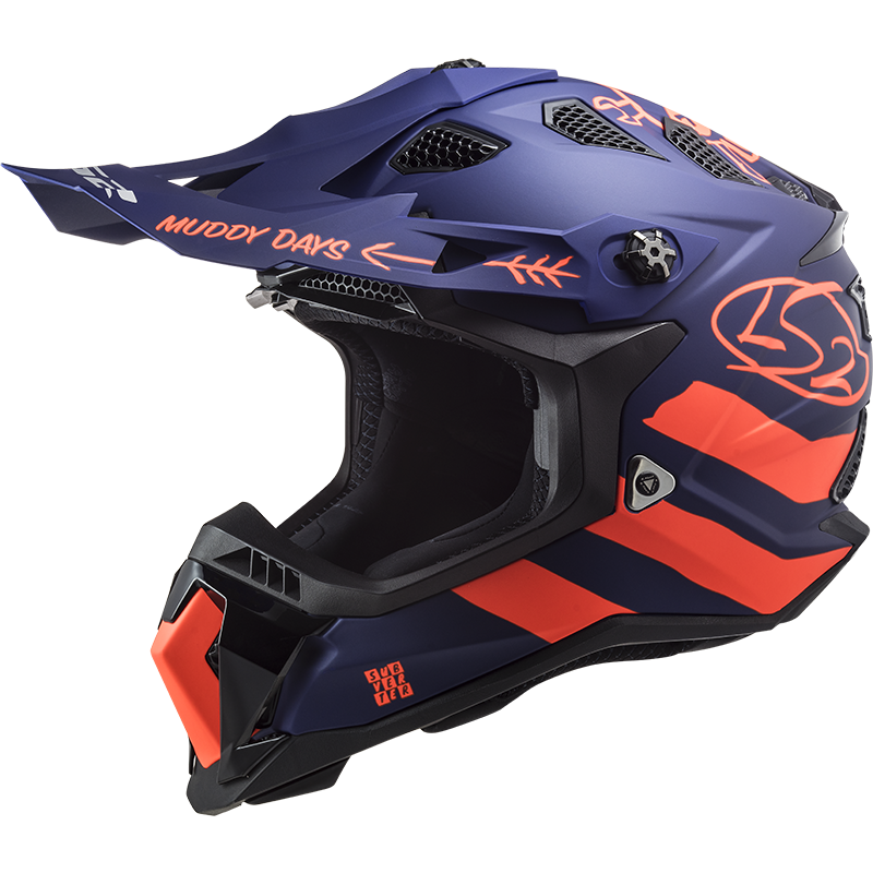 MX700 Subverter EVO Cargo  - Matte Blue/Fluo Orange