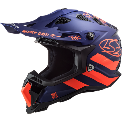 MX700 Subverter EVO Cargo  - Matte Blue/Fluo Orange