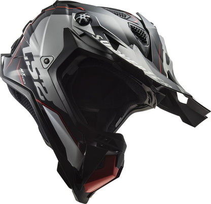 MX700 Subverter Evo Arched Motocross Helmet- Silver