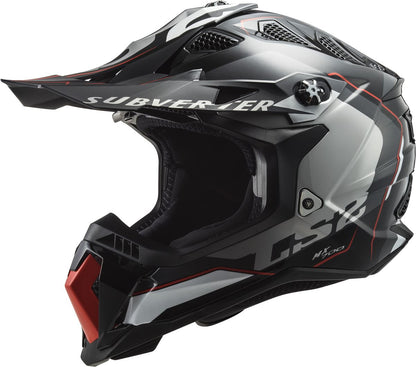 MX700 Subverter Evo Arched Motocross Helmet- Silver